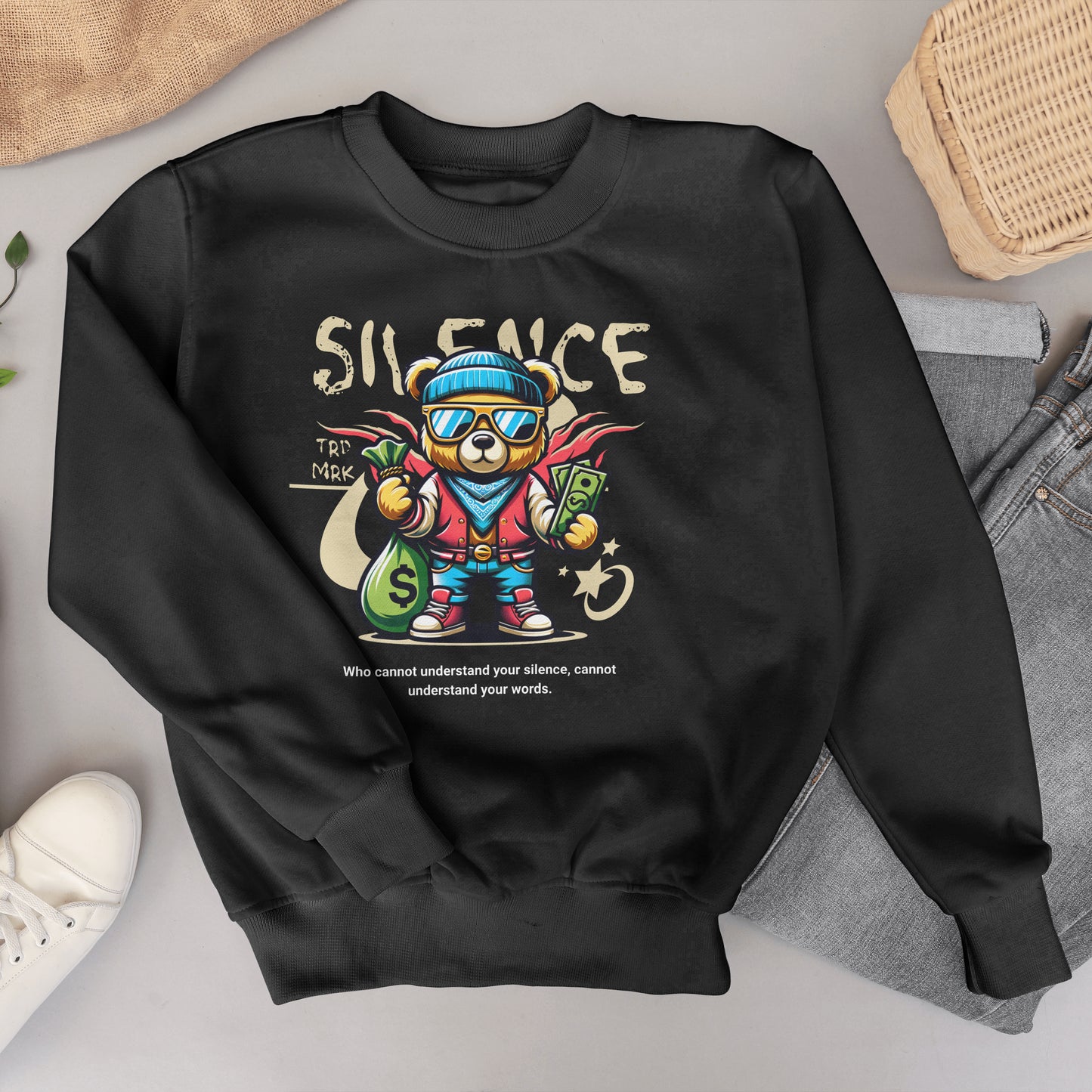 SILENCE MONEY BEAR
