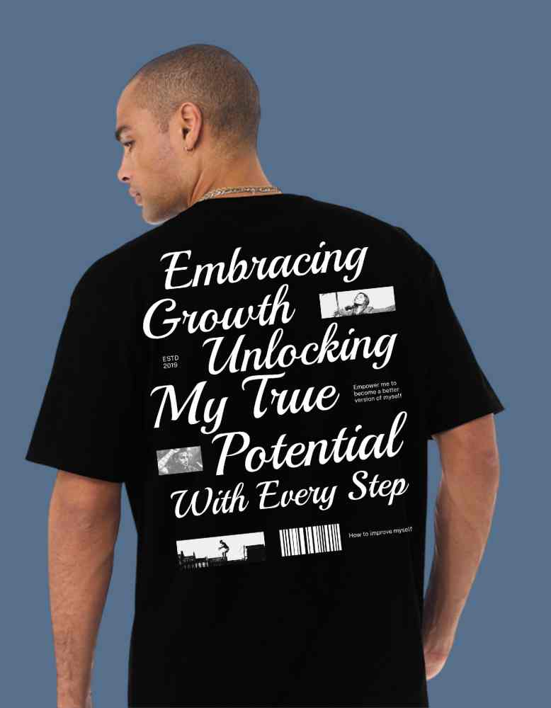 Men's Letter Print Tee