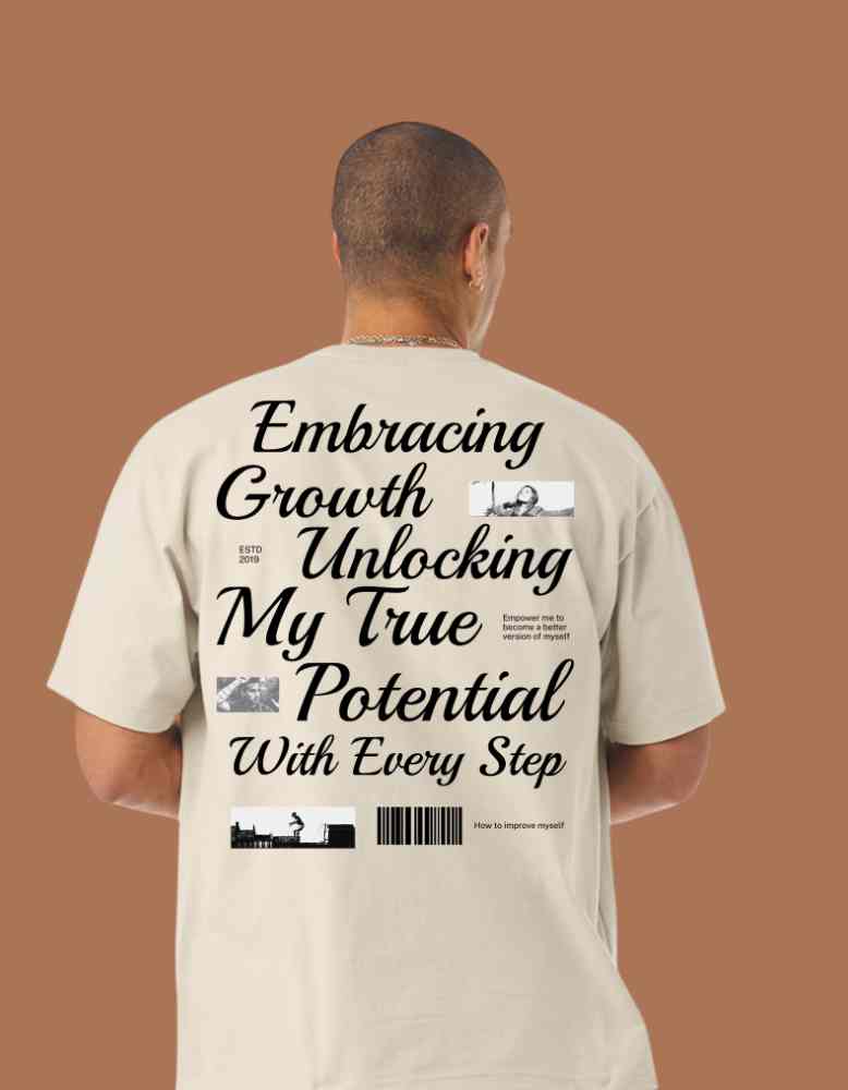 Men's Letter Print Tee
