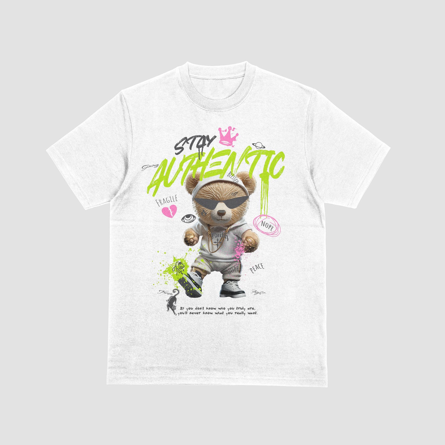 Cotton T-Shirt with Vibrant Graphic Print